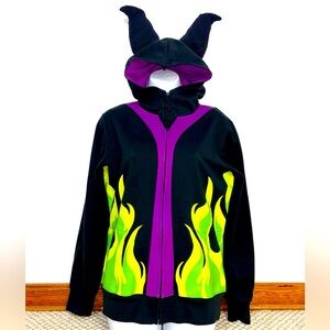 Maleficent hoodie with horns